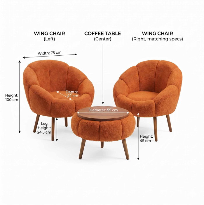 Atelier Del Sofa Lida Wellsoft - Naranja Atelier Del Sofa Lida Wellsoft - Naranja
